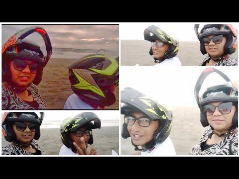 আমরা বীচে ঘুরতাছি,, তাইনা। Lovely Couple enjoy Bike Ride On Cox’s Bazar Sea Beach.