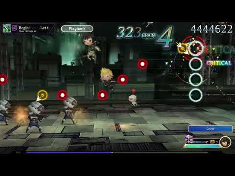 Theatrhythm Final Bar Line - FF7 - Let the Battles Begin! - Supreme SSS Perfect Chain (9,541,312)
