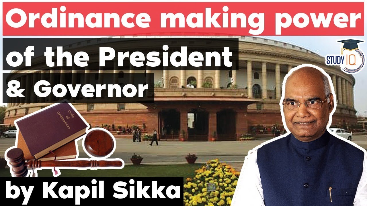Video explaining the ordinance-making power of the President of India under Article 123