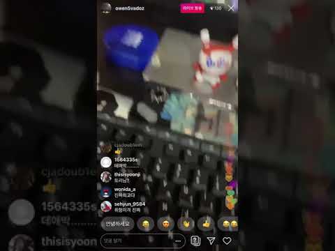 [191010] owen ovadoz (오왼 오바도즈) 인스타 라이브 insta live