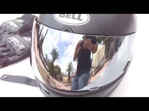 BELL VORTEX + LIGHT VS DARK IRIDIUM VISOR