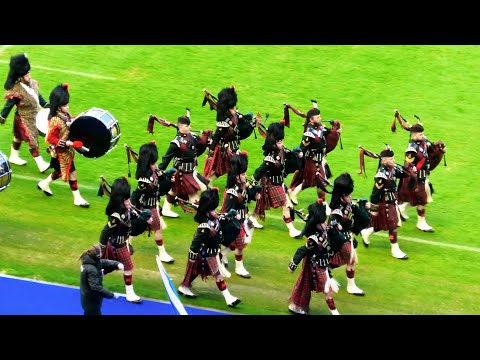 Scottish National Anthem: O Flower Of Scotland at Murrayfield Stadium
