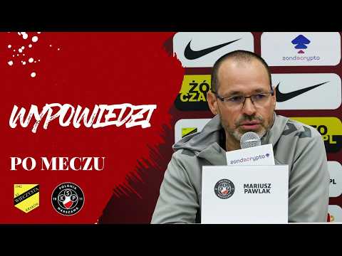 Wypowiedzi pomeczowe| Wieczysta Kraków - Polonia Warszawa (1:2)