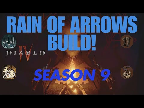 Rain of Arrows Rogue Build Guide for Season 9!! A+ Tier!! Diablo 4
