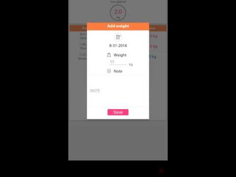 Diet tracker , Weight gain Video