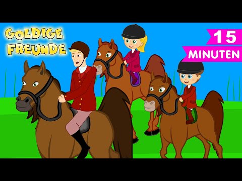 Hoppe Hoppe Reiter sammlung | Goldige Freunde Kinderlieder zum Mitsingen