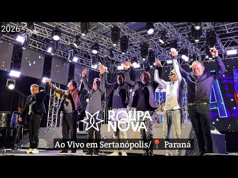 Roupa Nova Show -  em Sertanópolis/📍 Paraná - Turnê Formato 40 Anos - Junho 2026