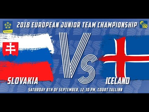 Slovakia (Antoska/Horak) vs Iceland (Hognason/Sverrisson) - D2M4 - European Jnr. Team C’ships 2018