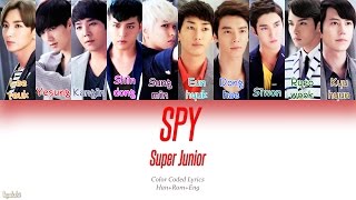 Super Junior (슈퍼주니어) – SPY (Color Coded Lyrics) [Han/Rom/Eng]