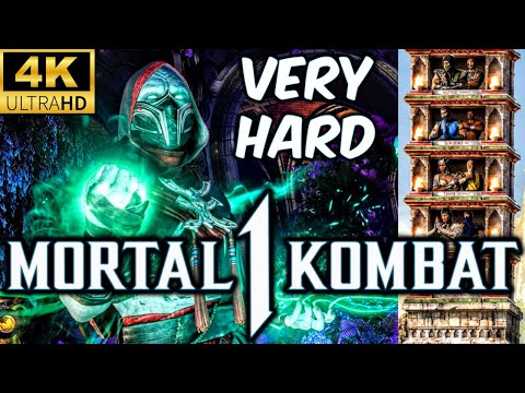 MK1 *ERMAC* VERY HARD KLASSIC TOWER GAMEPLAY!! (JANET CAGE AS KAMEO) 4K 60 FPS NO MATCHES LOST!!