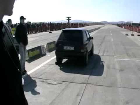 Opel Corsa A GSi C20XE Drag Race 2007 / 2008 / 2009 Video 12