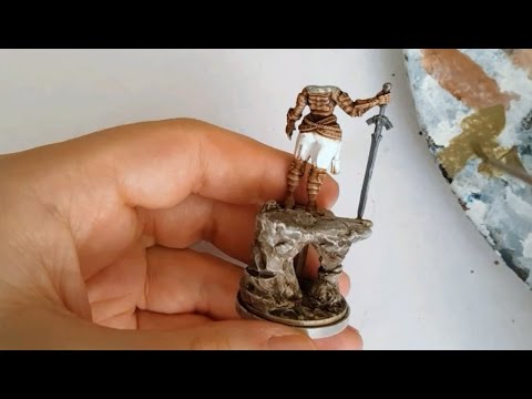 Kingdom Death, Monster. Female Twilight Knight tutorial part 3. Painting base.