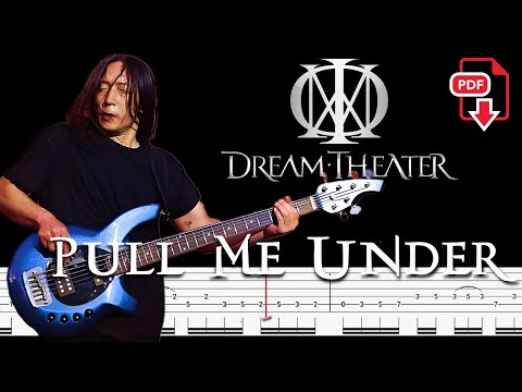 Dream Theater - Pull Me Under (????Bass tabs | Notation) By @ChamisBass #dreamtheaterbass #johnmyung