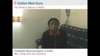 Mrs. Zang, Nigeria patient video testimonial India