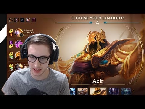 572. Bjergsen Duo with MikeYeung - Azir vs Kassadin - Mid - Patch 7.23