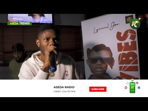 Lyrical Joe Performs Knack for the first time in kumerica During his Vibes EP listening@lyricaljoe5