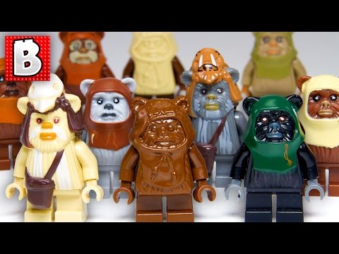 Every Lego Ewok Minifigure Ever!!! | Star Wars Collection Review