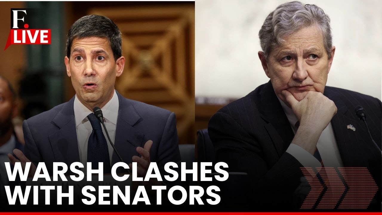 Kevin Warsh Swearing  LIVE: Are You Trump's Sock Puppet, Warsh Clashes with Kennedy Before Swearing