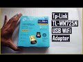 TP Link USB WiFi Adapter TL WN725N Unboxing Testing