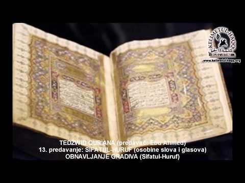 Tedžwid 13. predavanje - Ebu Ahmed