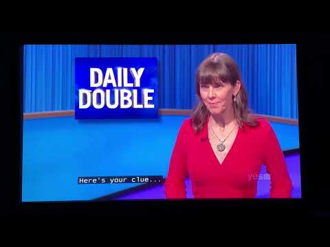 Double Jeopardy, Emma Saltzberg Day 2 - funny 3rd Daily Double (2/3/22)