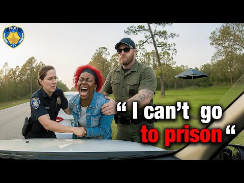 When Entitled Teen Karen Turns Traffic Stop Into Felony | Karens Getting Arrested By Police
