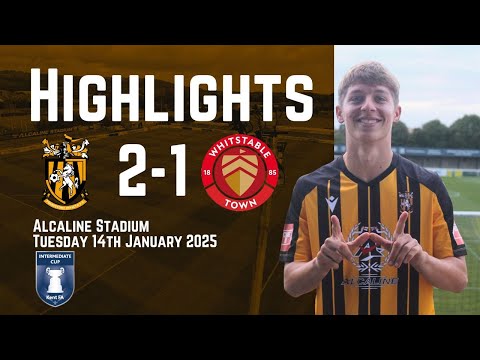 U19s reach Intermediate Cup semi-final | Folkestone Invicta U19 2-1 Whitstable Town U23 | Highlights