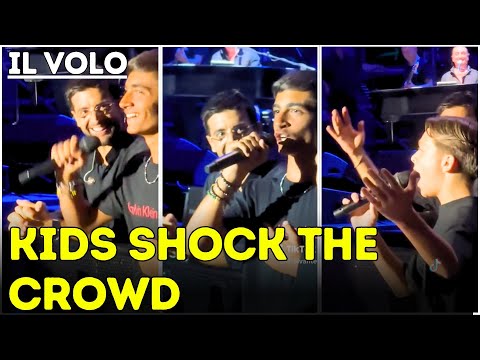 Il Volo stops the show as two kids shock the audience with their voices