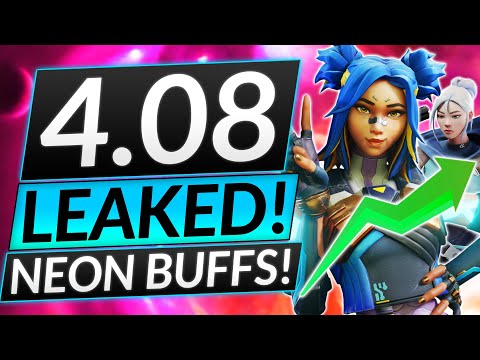 NEW PATCH 4.08 FULL LEAKED - NEON is a MONSTER - BUFFS and RANKED Changes