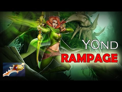 Y0nd plays Windranger with Rapier. RAMPAGE.