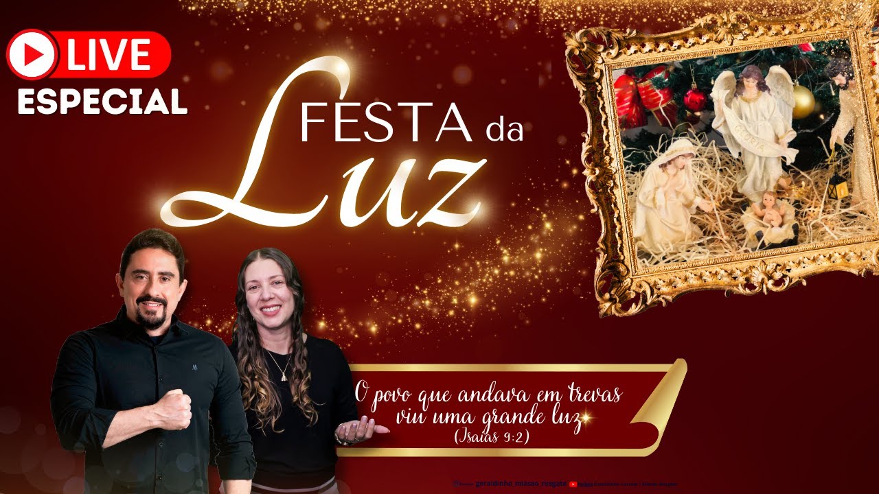 ESPECIAL DE NATAL I  FESTA DA LUZ! I Geraldinho e Débora