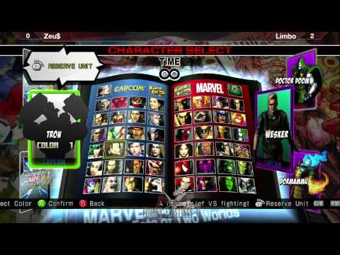 Frosty Faustings VI UMvC3 Pools: Zeu$ vs. Limbo