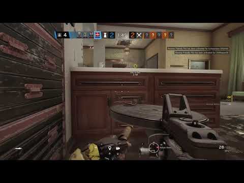 Rainbow 6 siege 1v5 clutch with tachanka