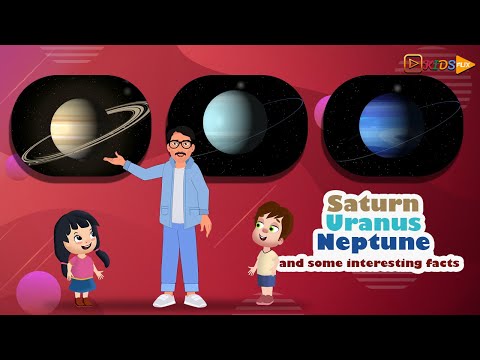 Mr. Goggles - Saturn Uranus Neptune with Anas & Alifiya | KidsFlix Club - videos for kids 🌍🌞⭐