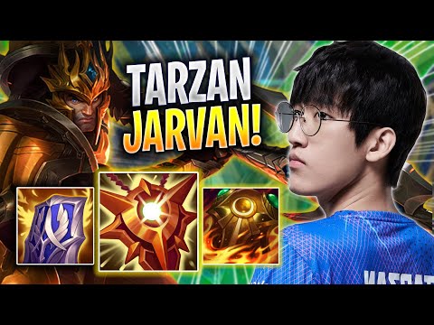 TARZAN TRIES JARVAN WITH NEW ITEMS! - LNG Tarzan Plays Jarvan JUNGLE vs Kindred! | Season 2023