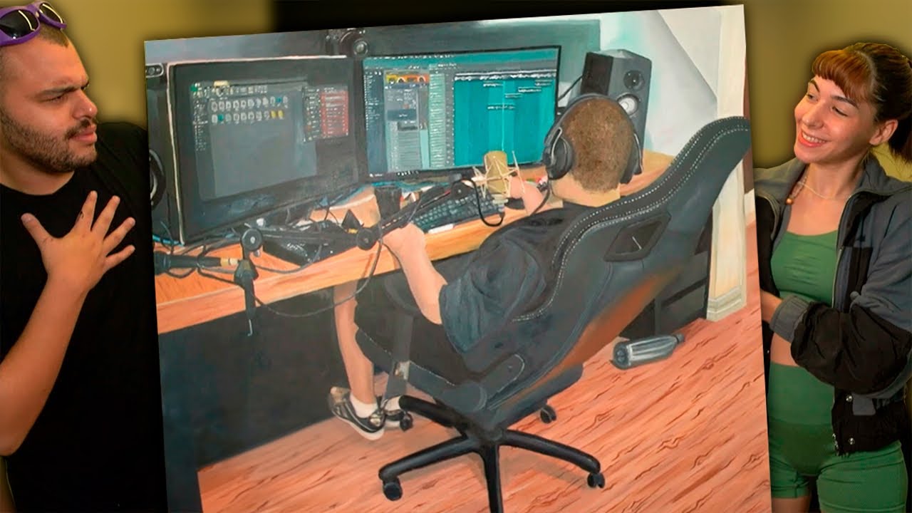 minha namorada me pintou e eu achei mt fof