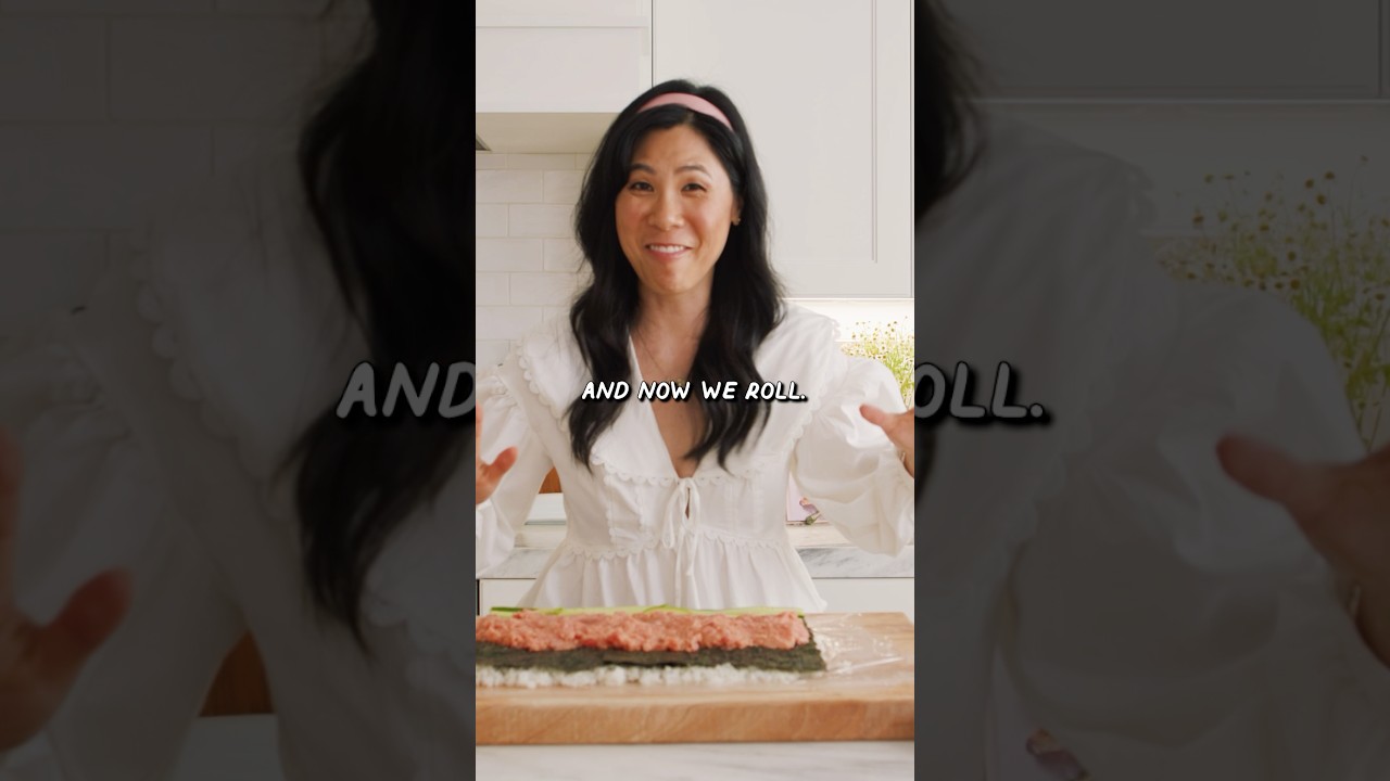 Making a GIANT vs TINY Sushi Roll Challenge! 🍣