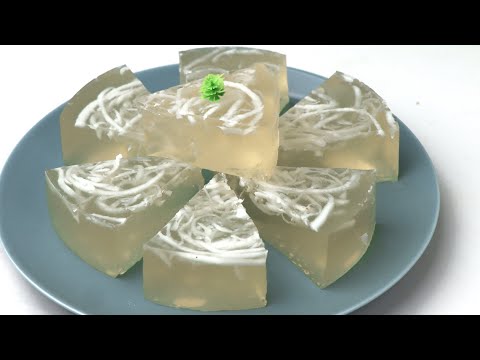 Daber Pudding Recipe | Coconut Pudding | Pudding Recipe