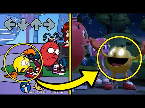 References in FNF VS Pac-Man (Arcade World/Ghostly Adventures) (FNF Mod)
