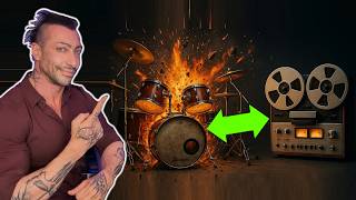 DRUMS TO REAL TAPE: Mixing Authentic 90's Heavy Drums!