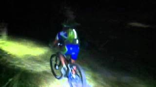 Night ride on the Wolf River Trails
