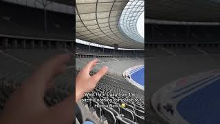 West Ham's stadium gap isn't near as big as Hertha Berlin's! #westham #westham #premierleague