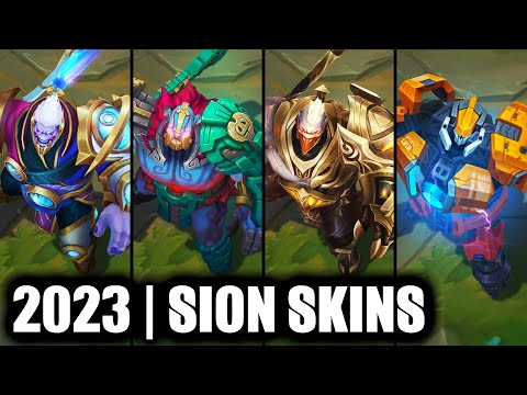 ALL SION SKINS SPOTLIGHT 2023 | League of Legends