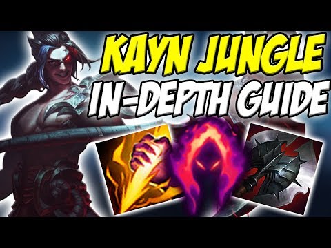 GUIDE ON HOW TO PLAY KAYN JUNGLE IN SEASON 8! BOTH FORMS ARE INCLUDED! - League of Legends
