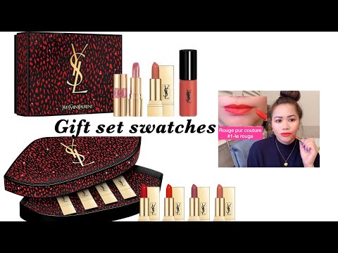YSL Mini Lipstick Gift Set 2020 Swathes