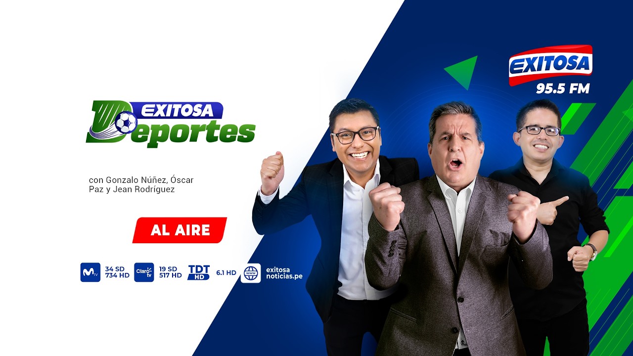 EXITOSA DEPORTES ⚽ con ÓSCAR PAZ, JEAN RODRÍGUEZ Y CARLOS PANEZ - 10/04/26