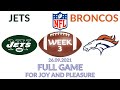 🏈New York Jets vs Denver Broncos Week 3 NFL 2021-2022 Full Game Watch Online, Football 2021