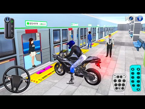New Subway Metro Travel With Black Bike - 3D Driving Class Android Gameplay - Car driving Games 2025
