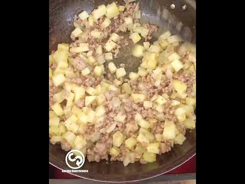 Tacos de carne molida con papa