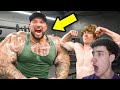 Working Out With The Worlds Strongest Mexican Danny Duncan REACTION